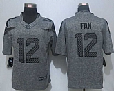 Nike Limited Seattle Seahawks #12 Fan Men's Stitched Gridiron Gray Jerseys,baseball caps,new era cap wholesale,wholesale hats